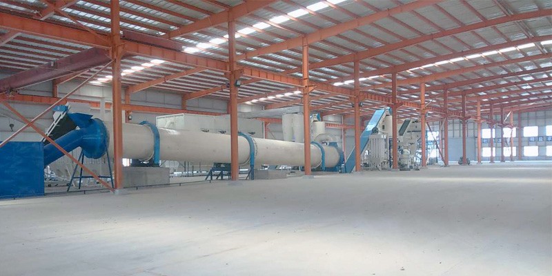 10 T/H straw pellet production line in Anhui 