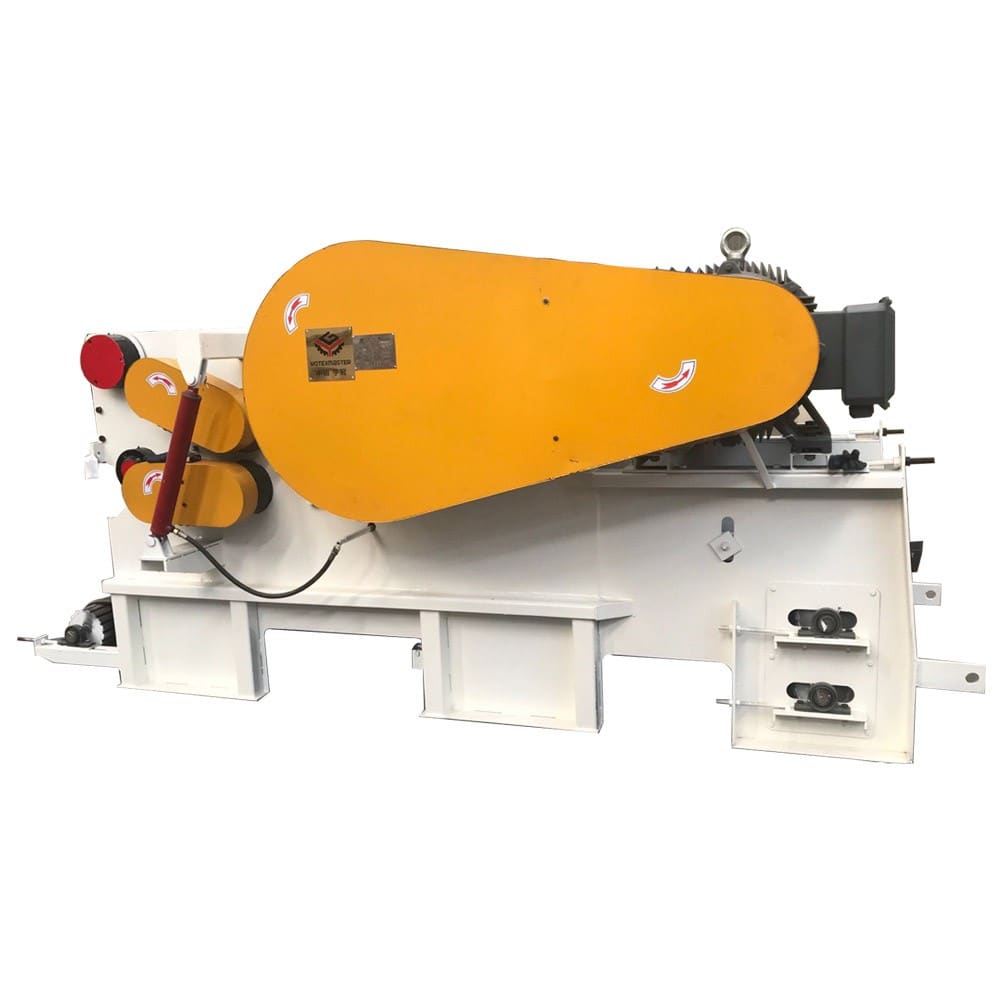 Wood chipping machine drum wood chipper