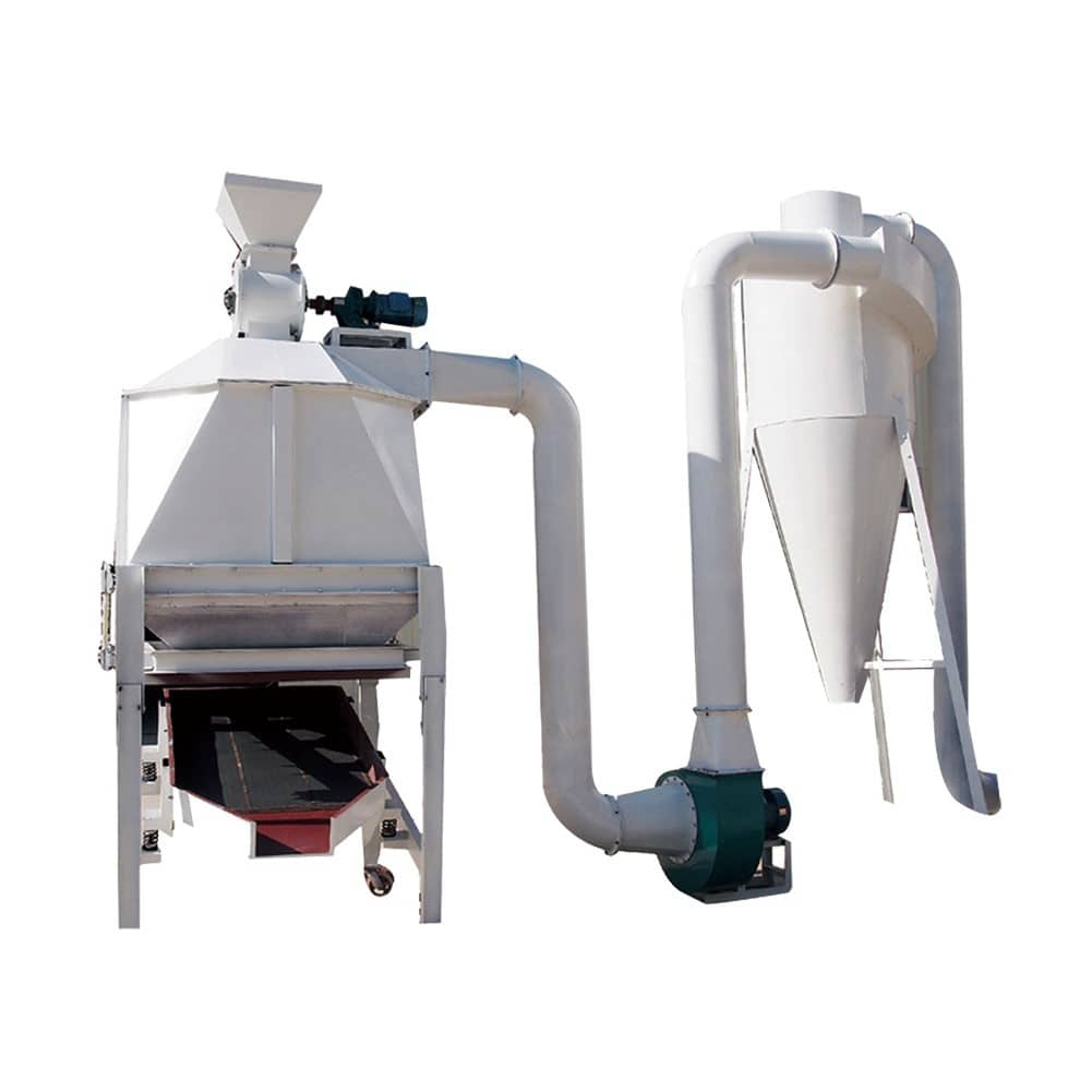 Counter flow pellet cooler