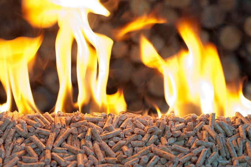 Wood Pellets Ash