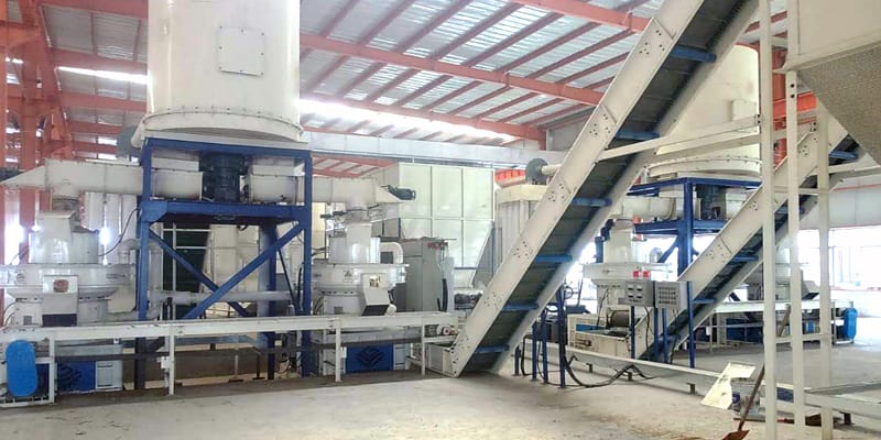 10 T/H straw pellet production line in Anhui 