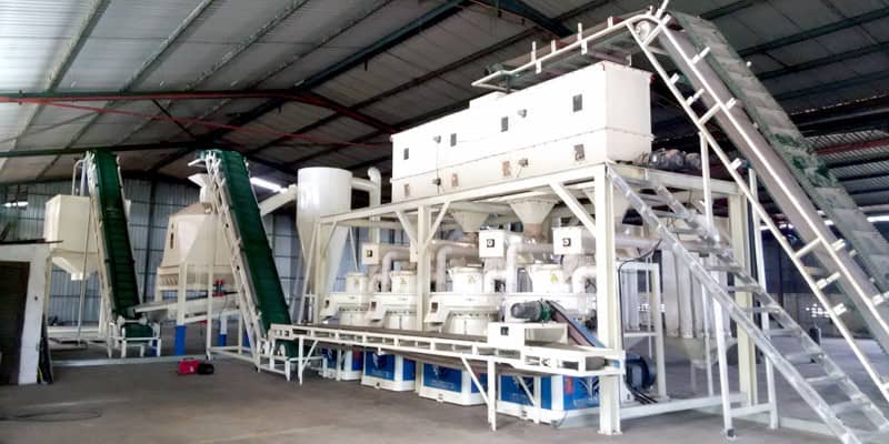 6 T/H wood pellet production line in Malaysia 