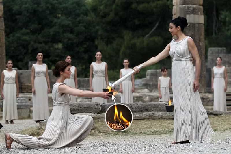 The 2020 Youth Olympic Torch will be lit by wood pellets