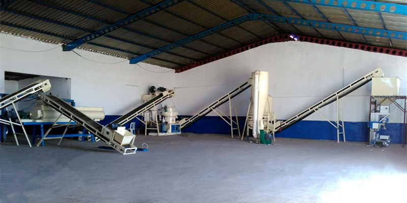 1-1.5 T/H wood pellet production line in Tunisia (图2)